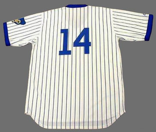 ERNIE BANKS Chicago Cubs 1971 Home Majestic Throwback Baseball Jersey