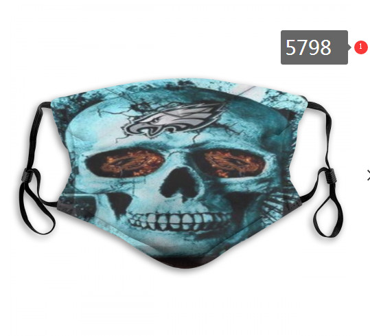 Eagles Skull Mask with PM2.5 Filter Double Protection  (3)