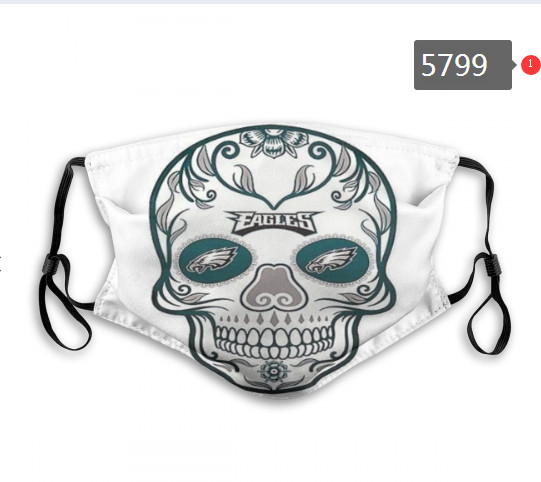Eagles Skull Mask with PM2.5 Filter Double Protection  (4)