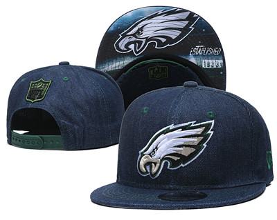 Eagles Team Logo Navy Established Adjustable Hat YD