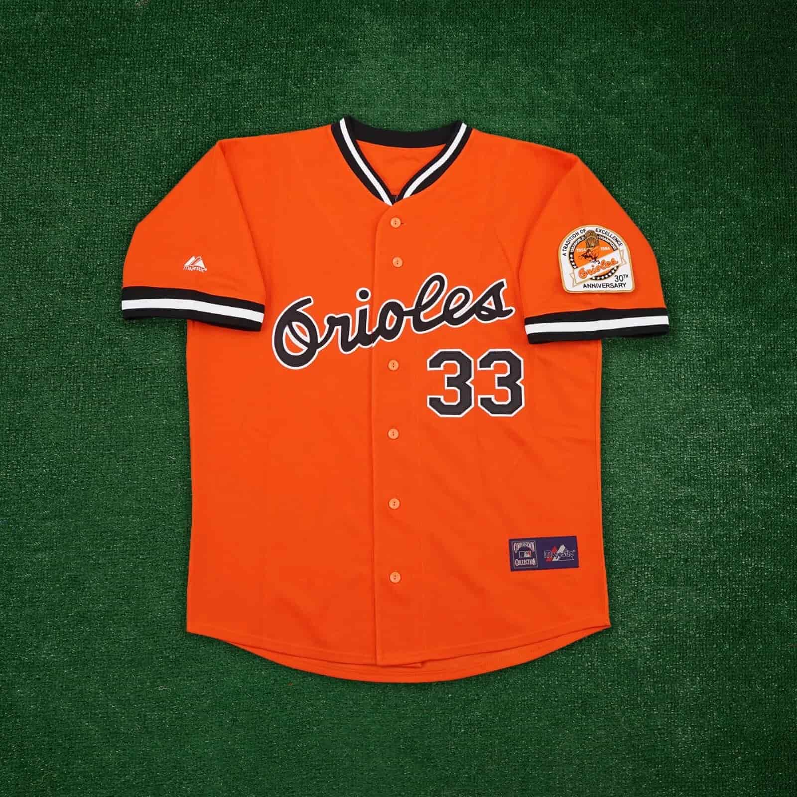 Eddie Murray Baltimore Orioles 1984 Cooperstown Orange 30th Anniv. Men's Jersey