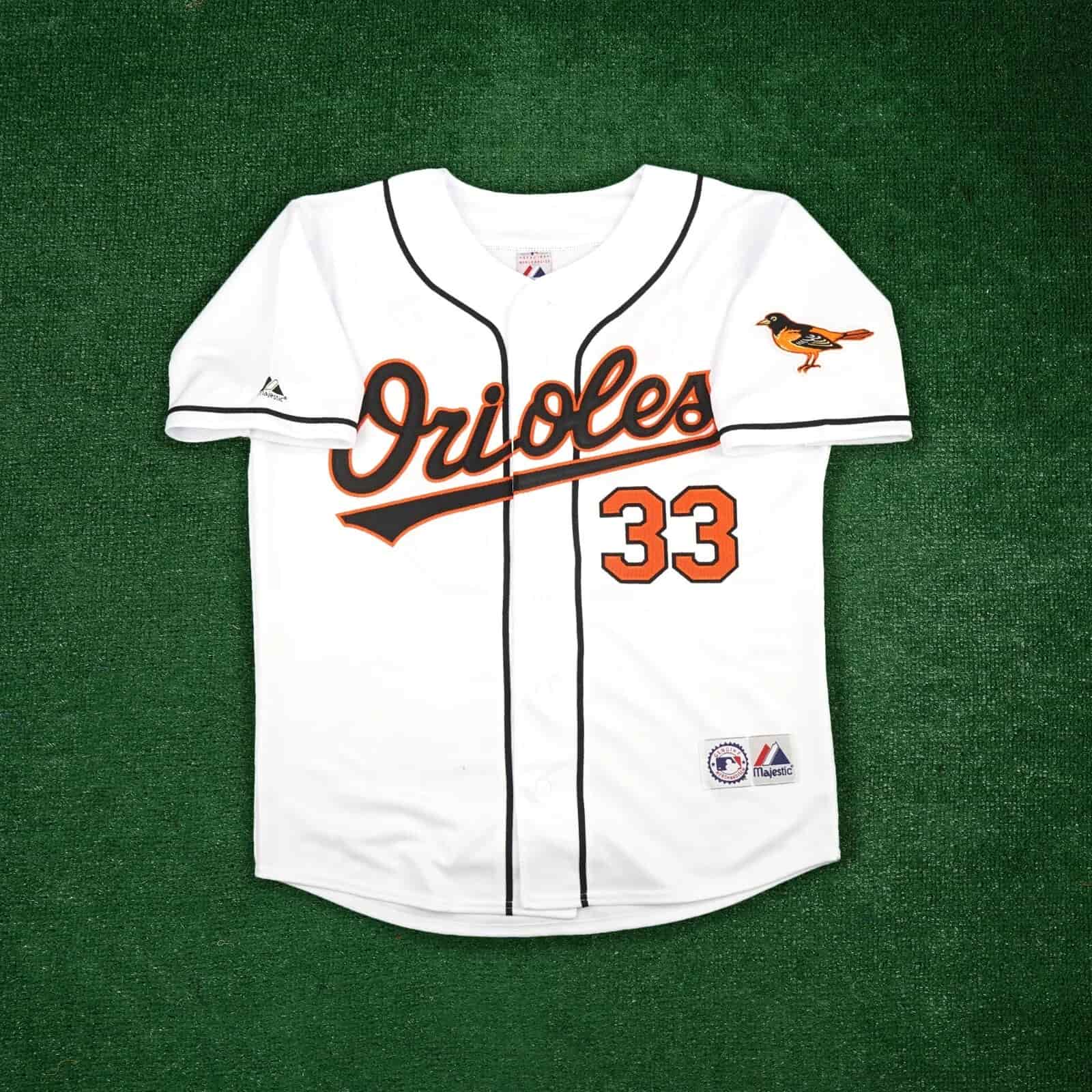 Eddie Murray Baltimore Orioles 1996 Home Men's White Jersey w Team Patch