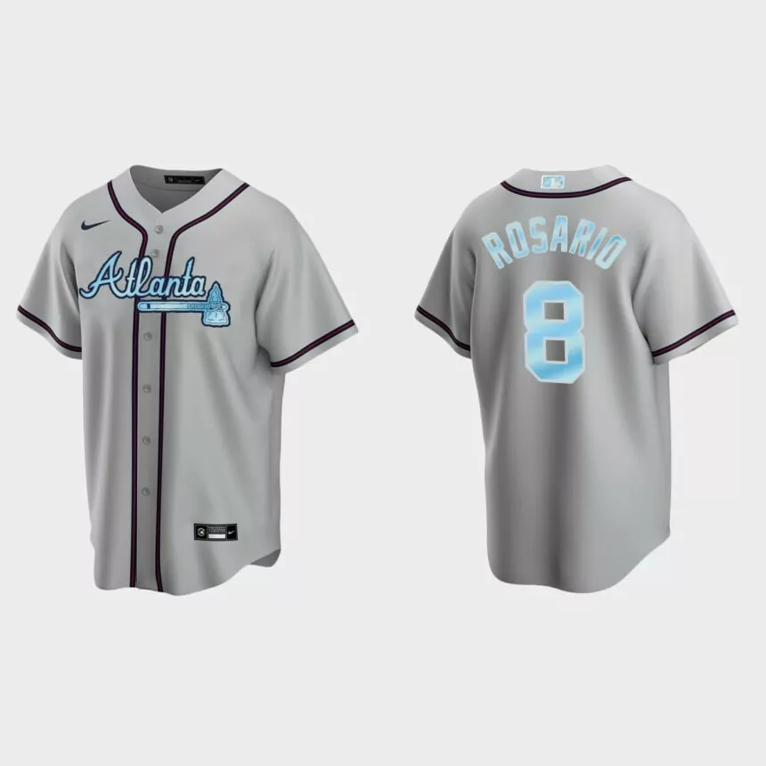 Eddie Rosario Atlanta Braves 2022 Father’s Day Replica Jersey – Gray