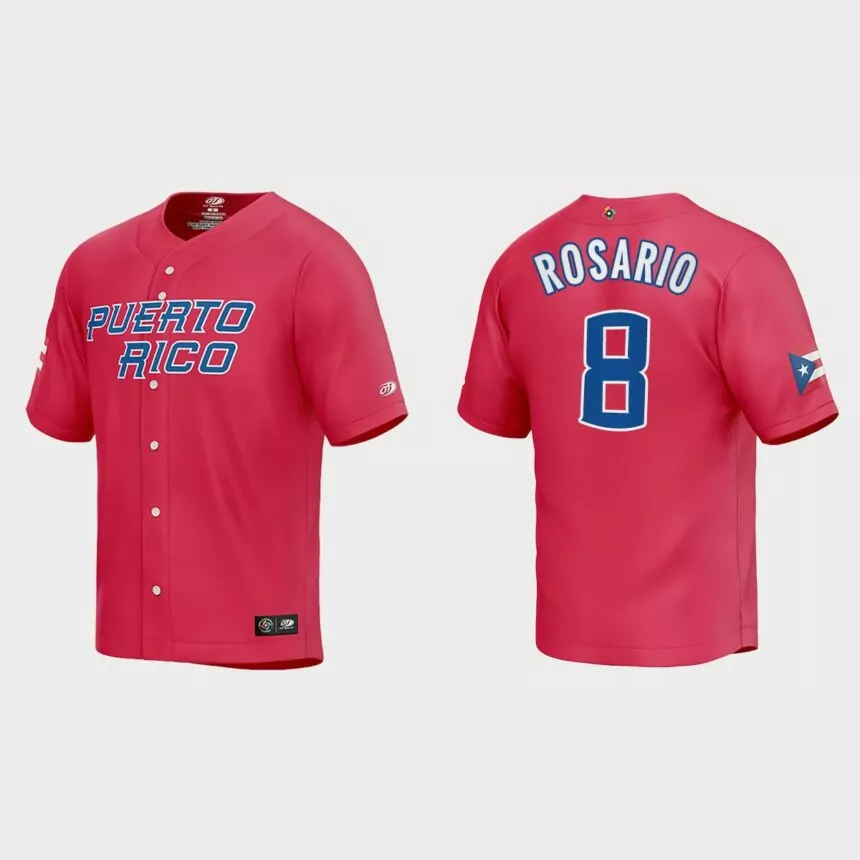Eddie Rosario World Baseball Classic 2023 World Baseball Classic Jersey – Red