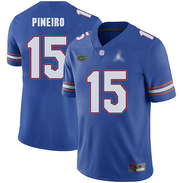 Eddy Pineiro Florida Gators Men's Jersey - #15 NCAA Blue Untouchable Authentic