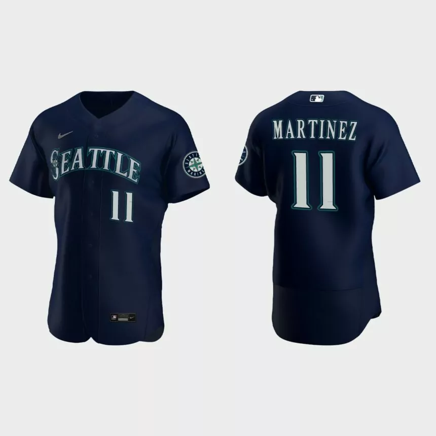 Edgar Martinez Seattle Mariners Authentic Jersey – Navy