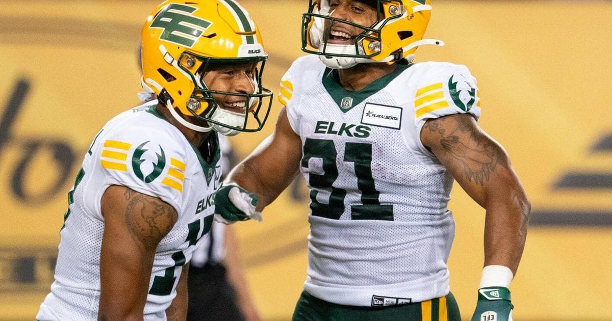 Edmonton Elks 2026 Custom football     Jersey