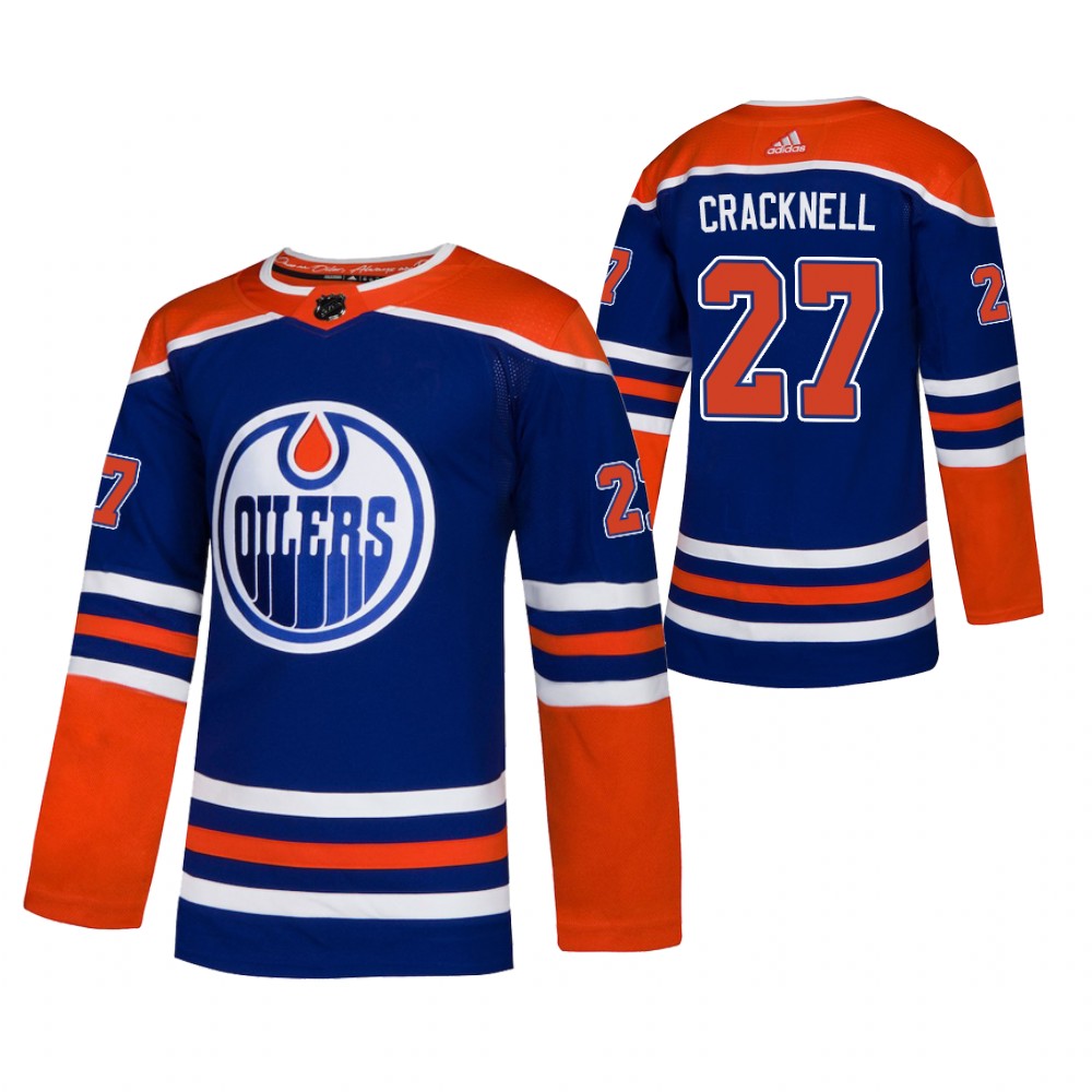 Edmonton Oilers Adam Cracknell Alternate Authentic Royal Player Jersey