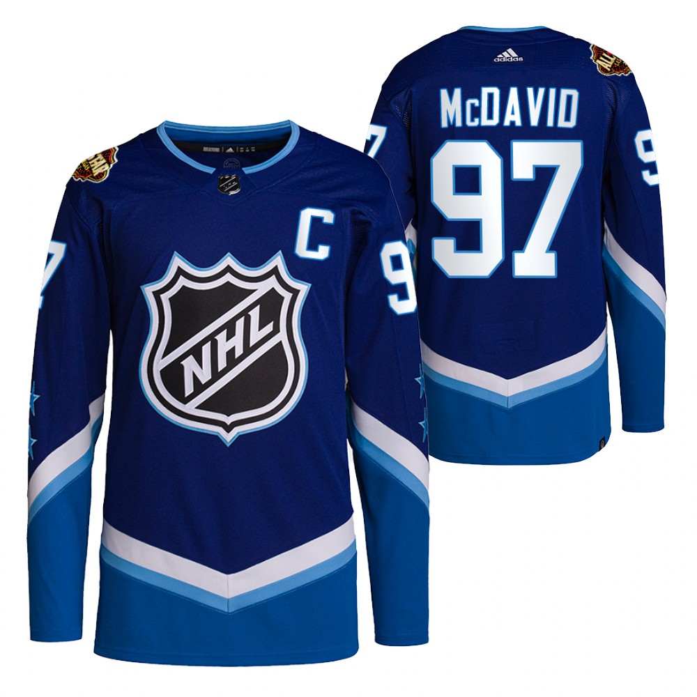 Edmonton Oilers Connor McDavid Blue 2022 NHL All-Star Authentic Primegreen Jersey