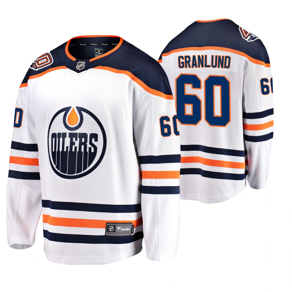 Edmonton Oilers Markus Granlund Men's Away Breakaway Player Fanatics Branded Jersey