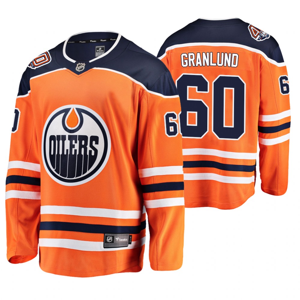 Edmonton Oilers Markus Granlund Men's Home Breakaway Player Fanatics Branded Jersey