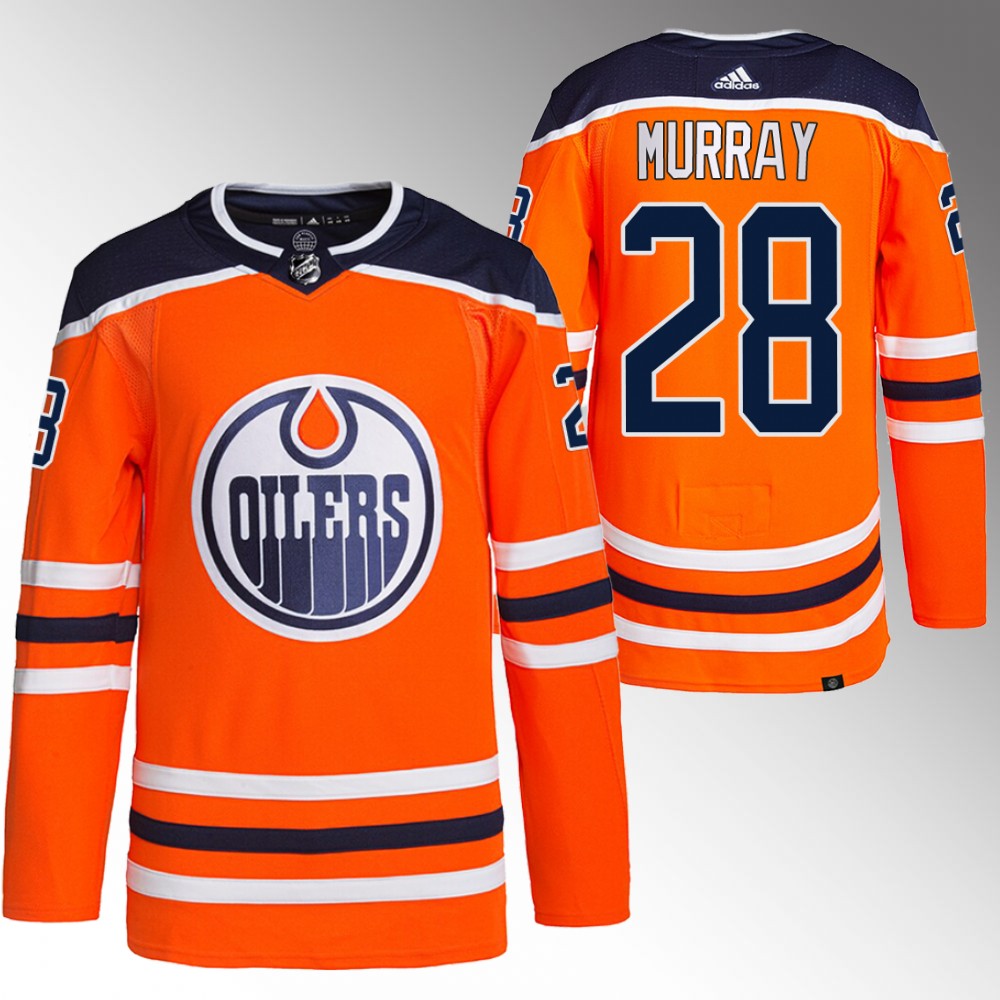 Edmonton Oilers Ryan Murray Orange Authentic Primegreen Home Jersey
