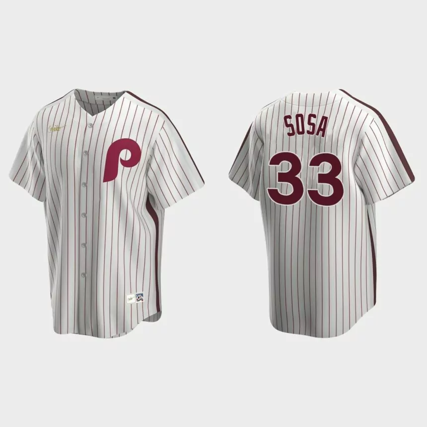 Edmundo Sosa Philadelphia Phillies Cooperstown Collection Home Jersey – White