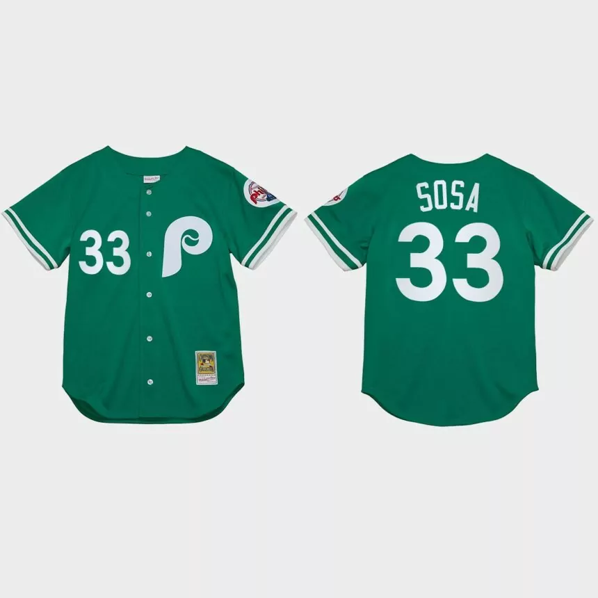 Edmundo Sosa Philadelphia Phillies St. Patrick’s Day Jersey – Green