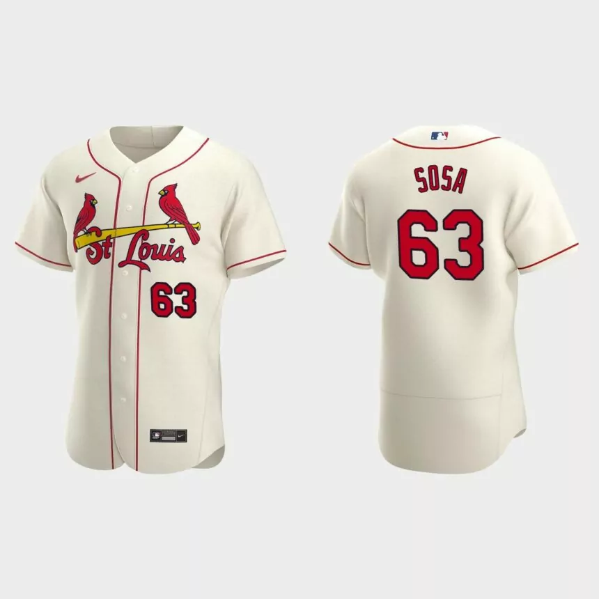 Edmundo Sosa St. Louis Cardinals Authentic Alternate Jersey – Cream