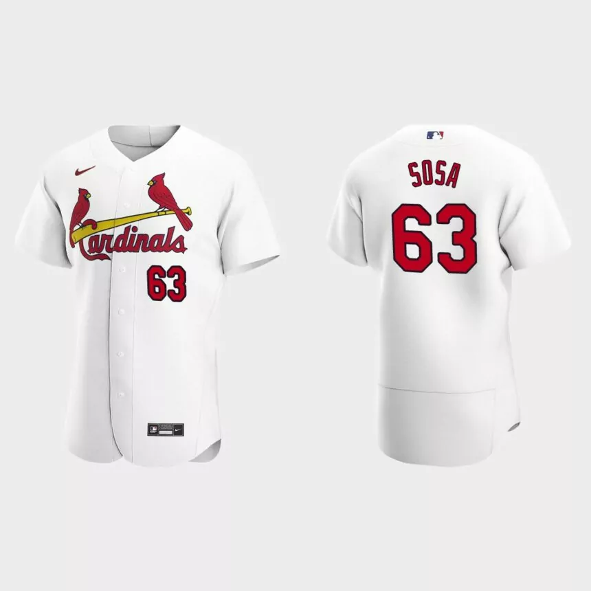 Edmundo Sosa St. Louis Cardinals Authentic Home Jersey – White