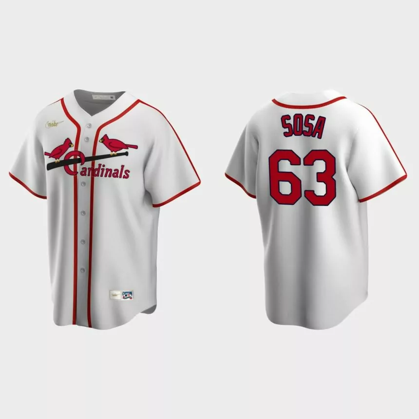 Edmundo Sosa St. Louis Cardinals Cooperstown Collection Home Jersey – White