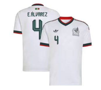 Edson álvarez Mexico National Team adidas 2026 Away Replica Jersey - White