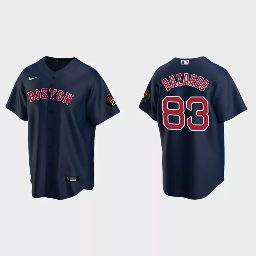 Eduard Bazardo Boston Red Sox 2022 Replica Jersey – Navy