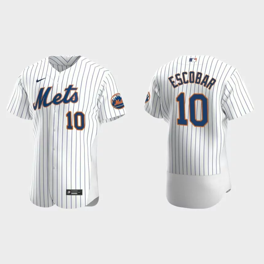 Eduardo Escobar New York Mets Authentic Home Jersey – White
