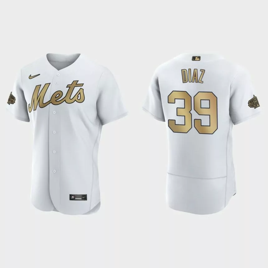 Edwin Diaz New York Mets 2022 MLB All-Star Game Authentic Jersey – White
