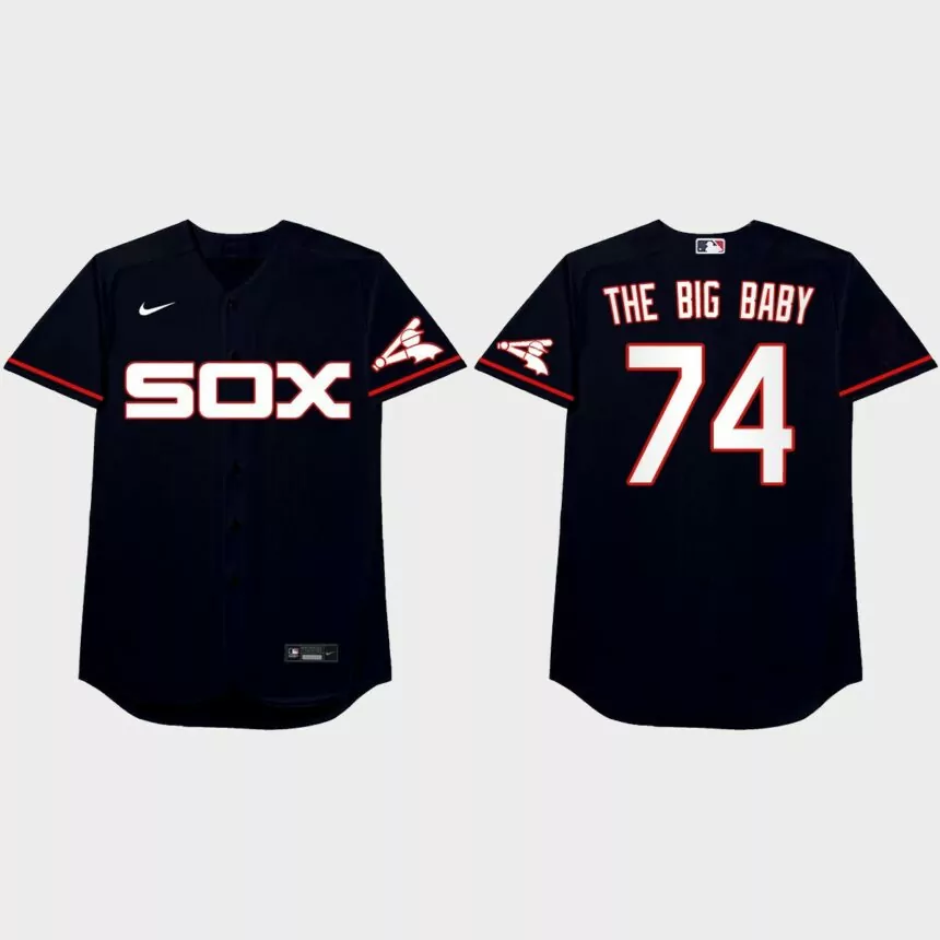 Eloy Jimenez 2021 Players’ Weekend The Big Baby Nickname Jersey – Navy