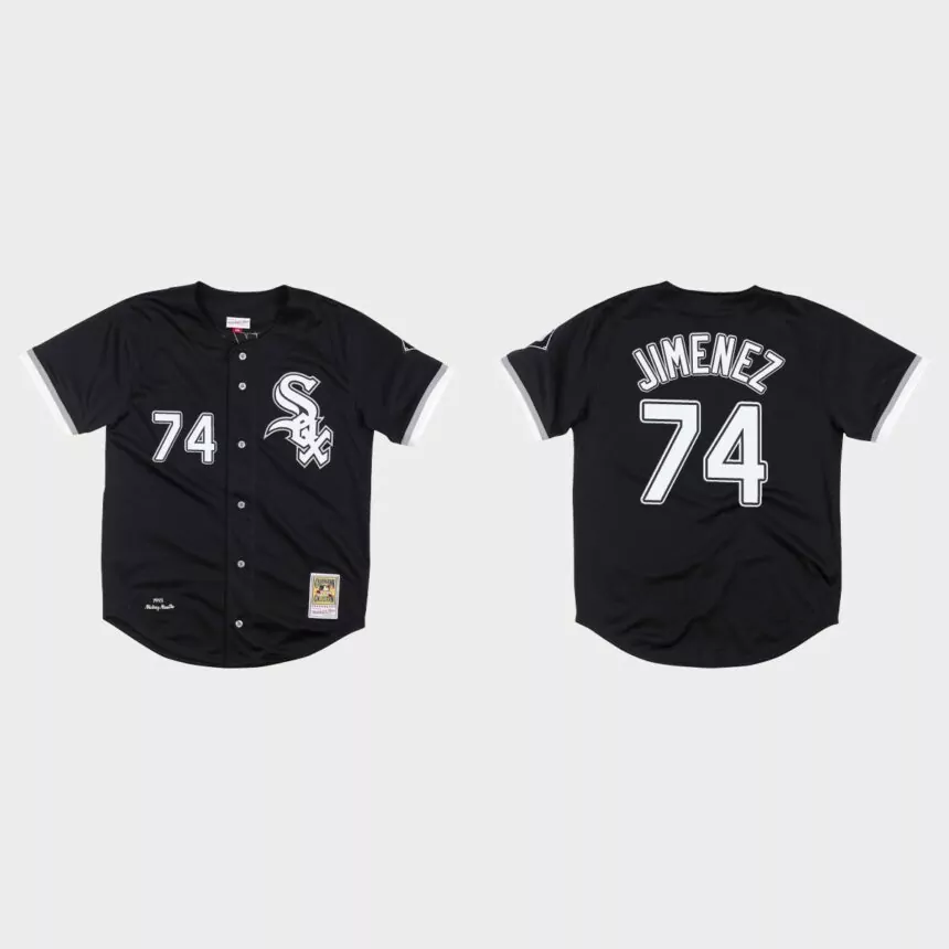Eloy Jimenez Chicago White Sox 1993 Bo Jackson Authentic Jersey – Black