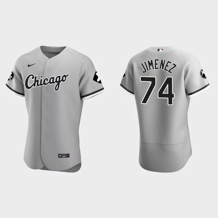 Eloy Jimenez Chicago White Sox MR Patch Authentic Jersey – Gray