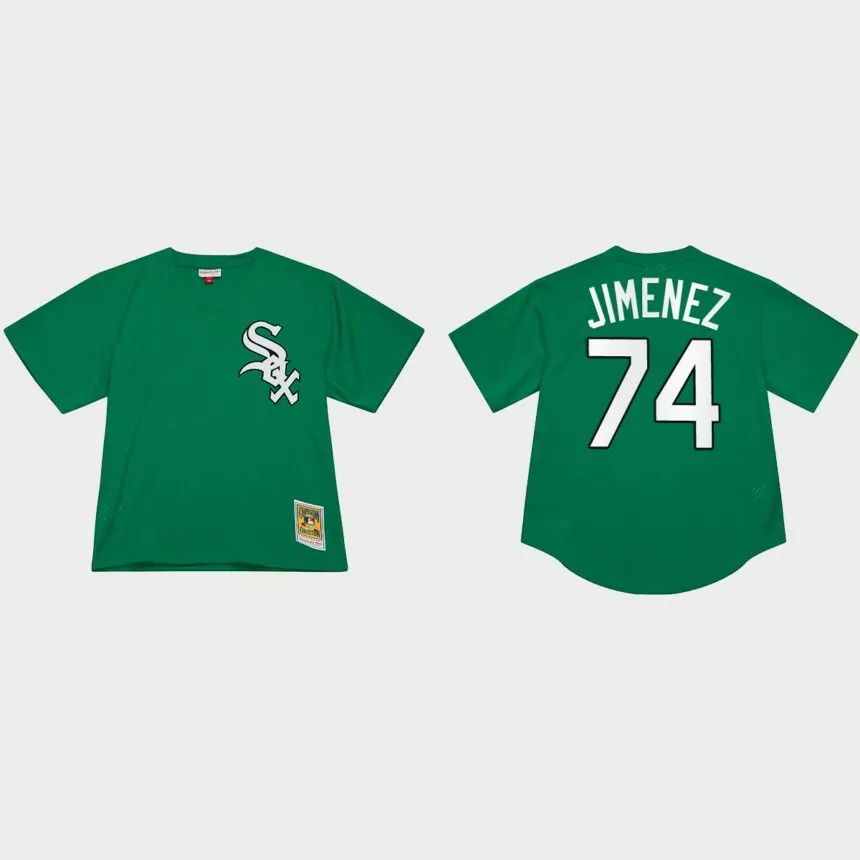 Eloy Jimenez Chicago White Sox St. Patrick’s Day Authentic Jersey – Green
