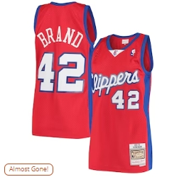 Elton Brand LA Clippers Mitchell & Ness Hardwood Classics Swingman Jersey - Red