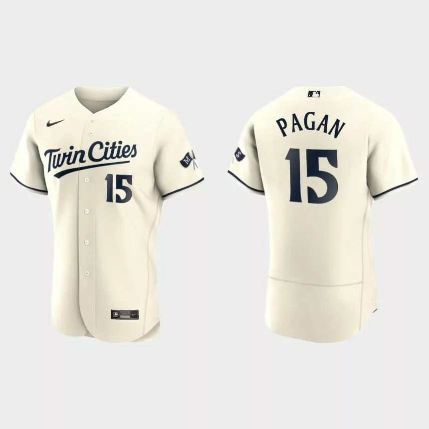 Emilio Pagan Minnesota Twins Authentic Jersey – Cream