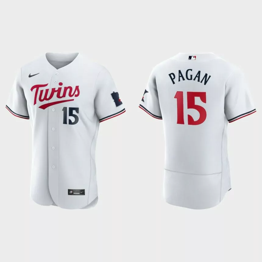 Emilio Pagan Minnesota Twins Authentic Jersey – White