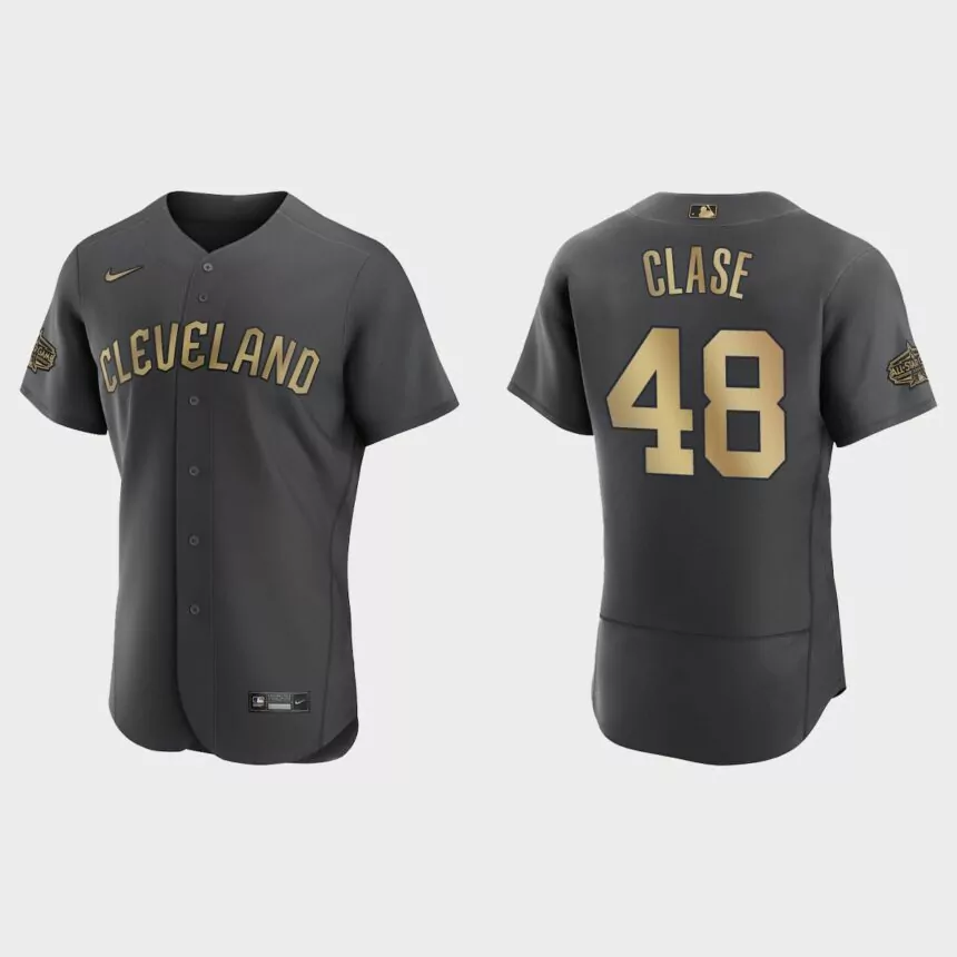 Emmanuel Clase Cleveland Guardians 2022 MLB All-Star Game Authentic Jersey – Charcoal