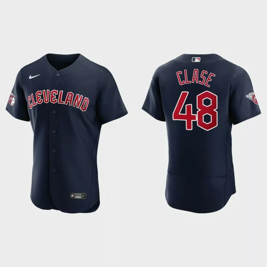 Emmanuel Clase Cleveland Guardians Authentic Jersey – Navy