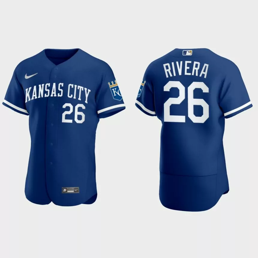 Emmanuel Rivera Kansas City Royals Authentic Jersey – Royal