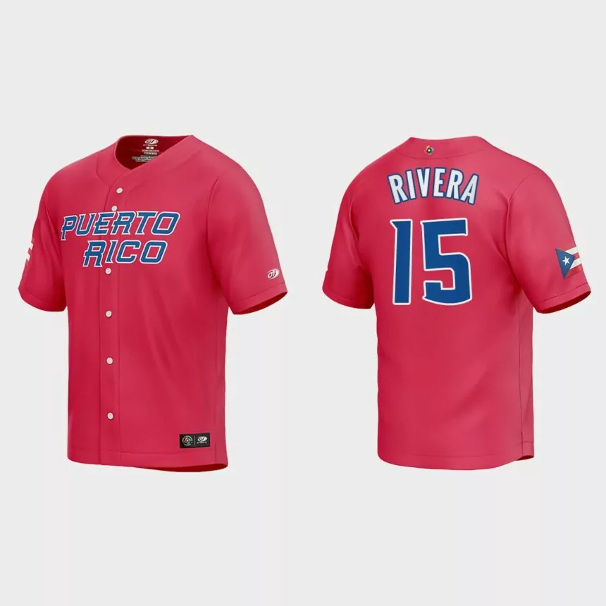 Emmanuel Rivera World Baseball Classic 2023 World Baseball Classic Jersey – Red