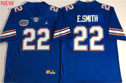 Emmitt Smith Florida Gators Men's Jersey - #22 NCAA Blue Untouchable Authentic