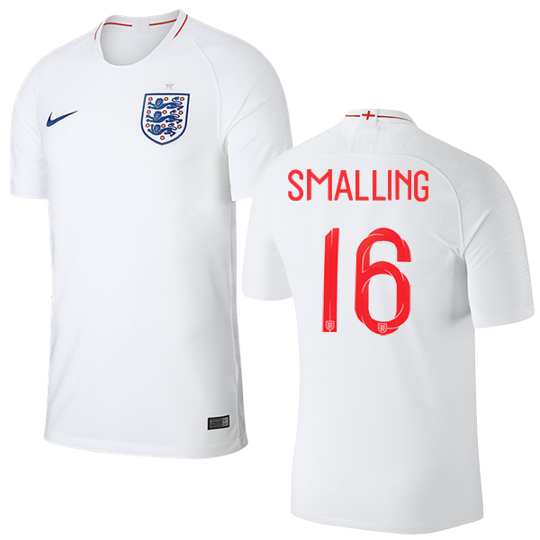 England #16 Smalling Home Thai Version Soccer Country Jersey