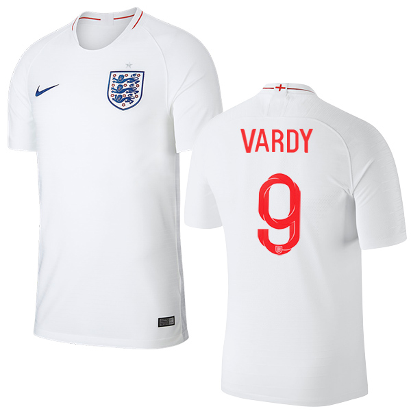 England #9 Vardy Home Thai Version Soccer Country Jersey