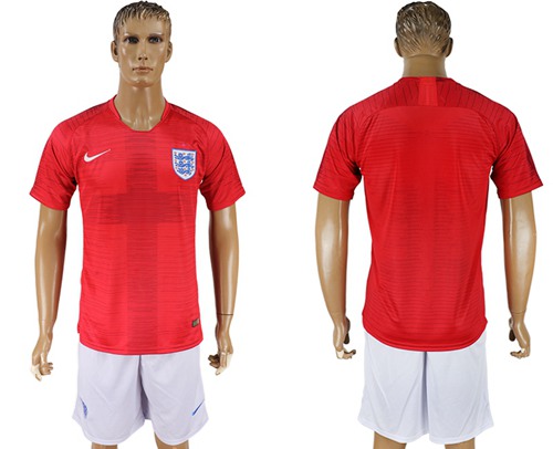 England Blank Away Soccer Country Jersey