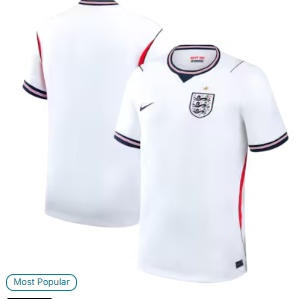 England National Team Nike 2026 Home Stadium Replica Jersey - White