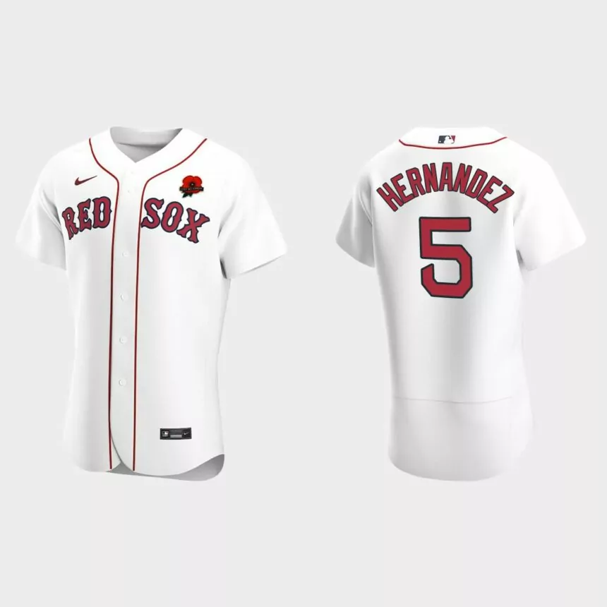 Enrique Hernandez Boston Red Sox 2021 Memorial Day Authentic Jersey – White