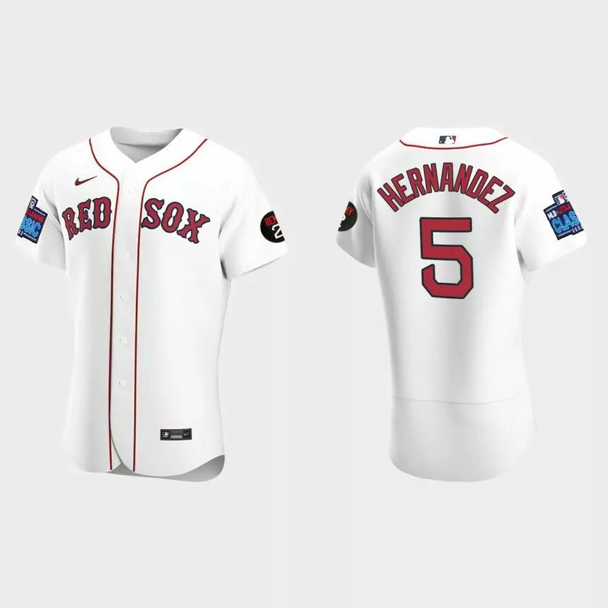 Enrique Hernandez Boston Red Sox 2022 Little League Classic Authentic Jersey – White