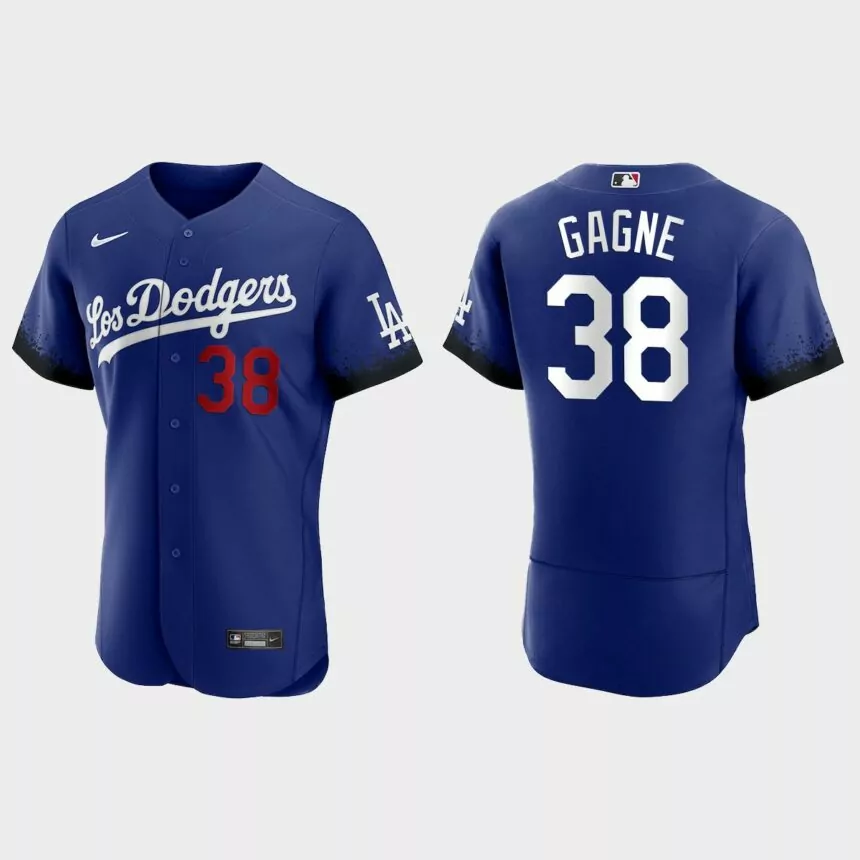 Eric Gagne Los Angeles Dodgers 2021 City Connect Authentic Jersey – Royal