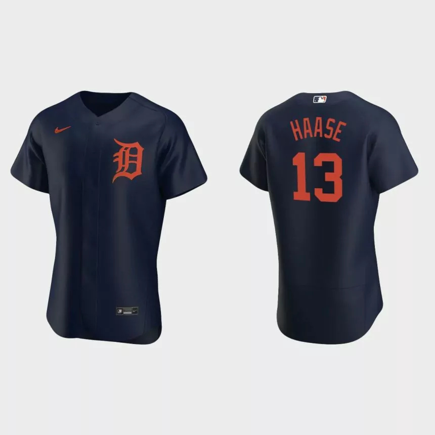 Eric Haase Detroit Tigers Authentic Jersey – Navy.jpg