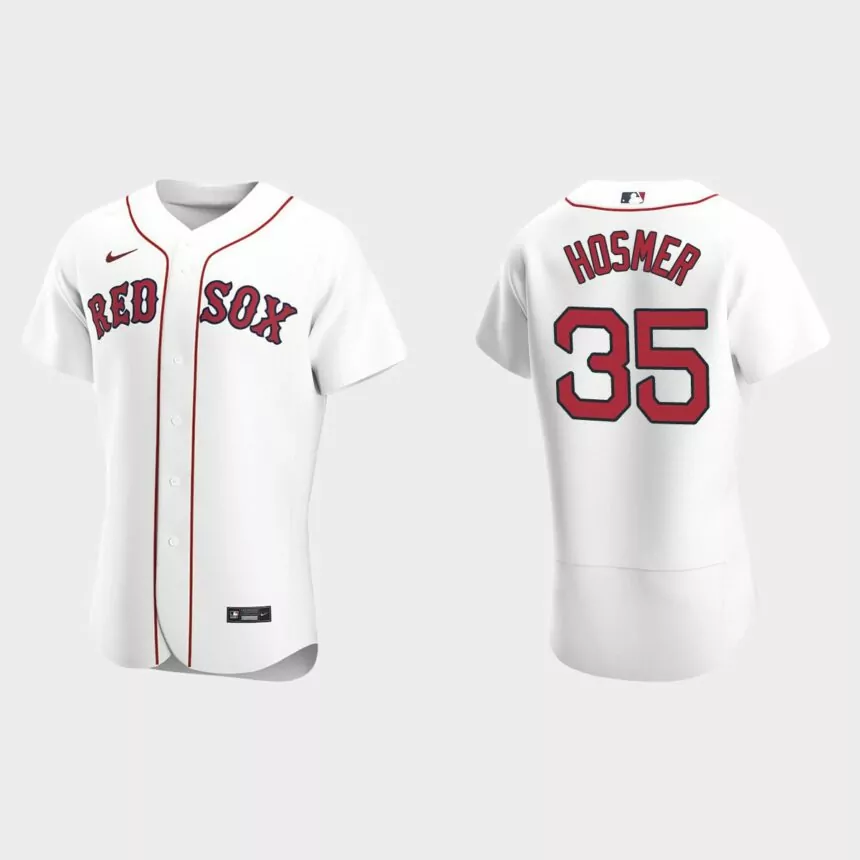 Eric Hosmer Boston Red Sox Authentic Home Jersey – White