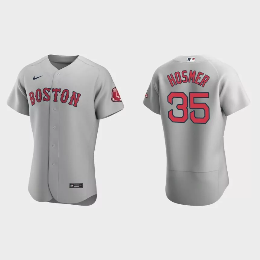 Eric Hosmer Boston Red Sox Authentic Road Jersey – Gray