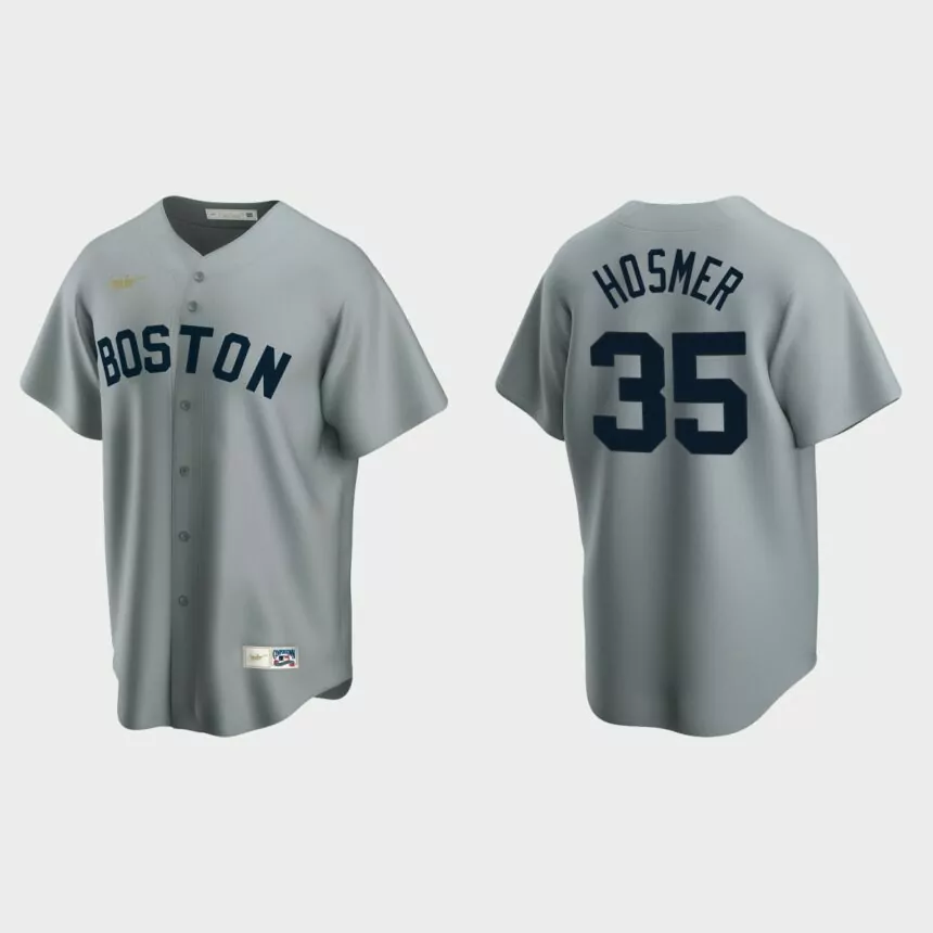 Eric Hosmer Boston Red Sox Cooperstown Collection Road Jersey – Gray