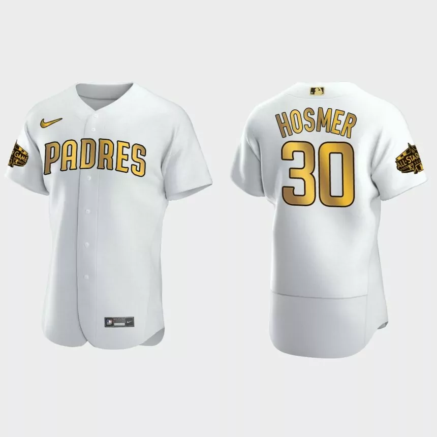 Eric Hosmer San Diego Padres 2022 MLB All-Star Game Jersey – White Gold