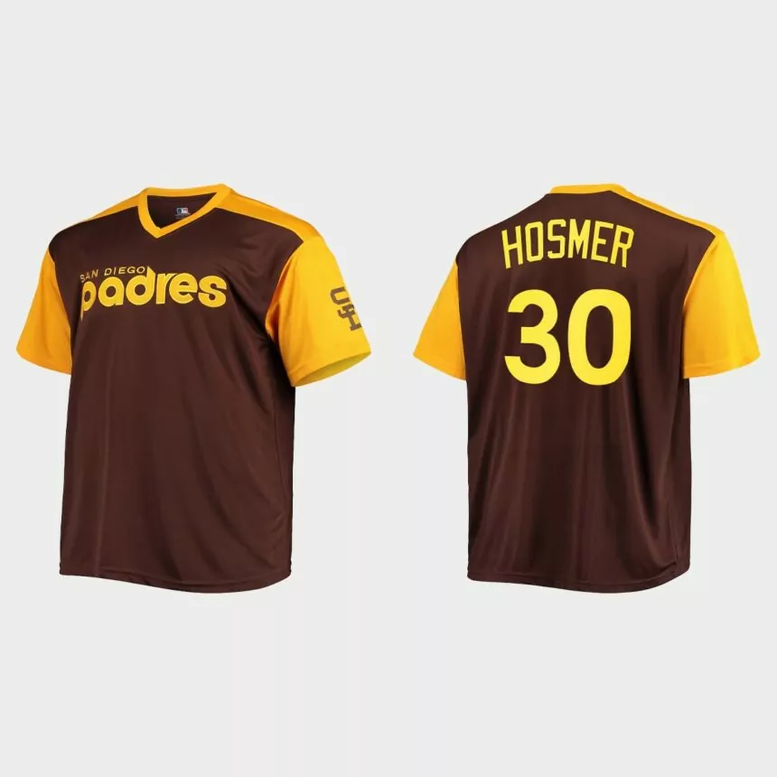 Eric Hosmer San Diego Padres Replica Cooperstown Jersey – Brown